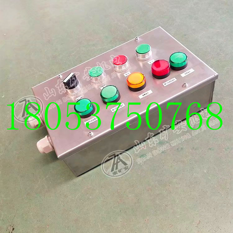 悬挂式防爆按钮箱 AH0.6/12本安型防爆控制按钮箱