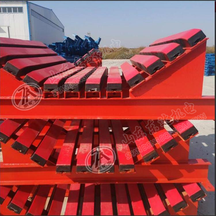 皮带机缓冲床 1200缓冲床缓冲条 矿用皮带机聚氨酯缓冲条