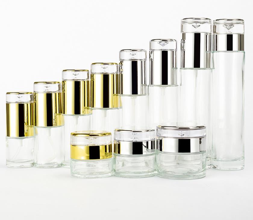 玻璃套装瓶定做厂家