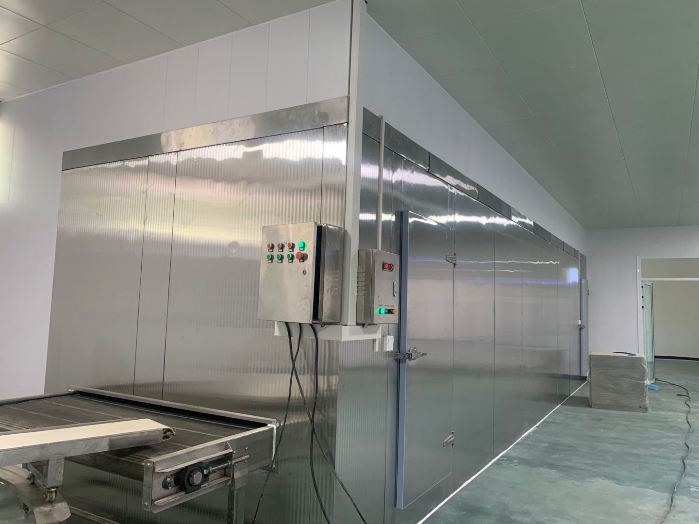 郑州水饺馄饨速冻隧道生产线价格厂家