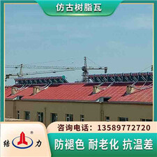 山东寿光仿古建筑瓦 树脂屋顶瓦 新型塑料树脂瓦防水好