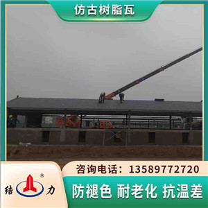 pvc合成树脂彩瓦 asa树脂瓦 仿古塑料瓦风景区建筑