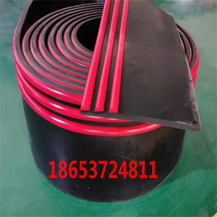 聚氨酯防溢裙板 不损伤皮带 双层橡胶导料槽密封皮子