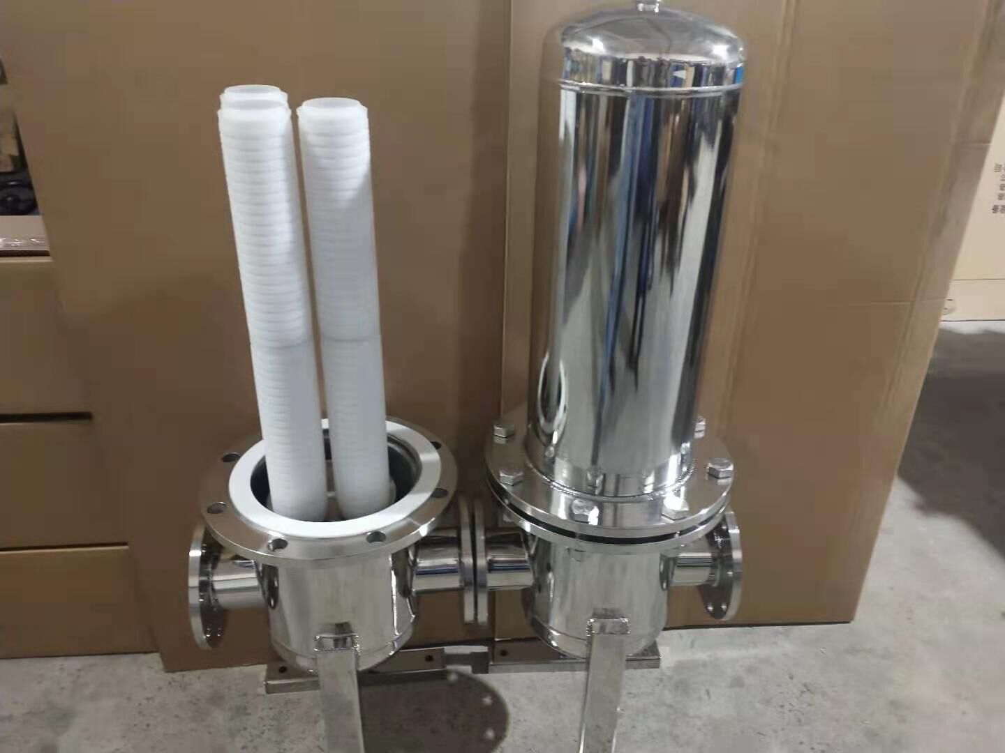 FCJ-20不锈钢过滤器 304不锈钢氮气过滤器  食品级不锈钢过滤器 除菌过滤器