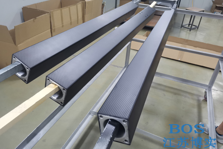 博实碳纤维机械臂比强度高 碳纤维机器人手臂阻尼减震