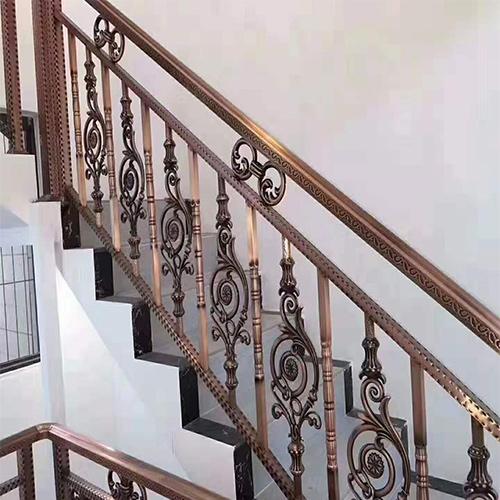 成都邛崃家装铝艺大门 铝艺扶手 铝艺围栏