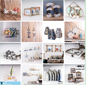 地中海装饰品 松木装饰品 家居装饰摆件生产加工