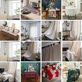 窗帘 桌布 桌旗 防尘罩